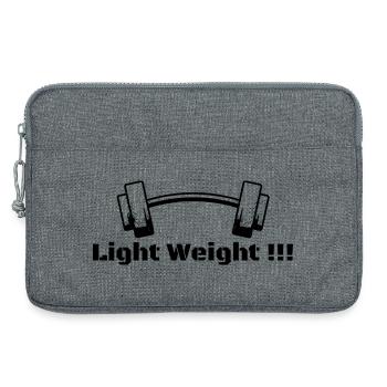 Light Weight - Motivation - Laptoptasche 13" - Grau meliert - Vorne