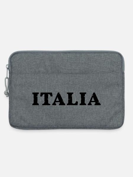 italia - Laptoptasche 13" - Grau meliert