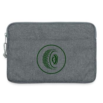 Allrad Schild 1-farbig - Laptoptasche 13" - Grau meliert - Vorne