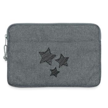 STERN. STERN. STERNE. FEST. JAHRESTAG. WEIHNACHTEN - Laptoptasche 13" - Grau meliert - Vorne