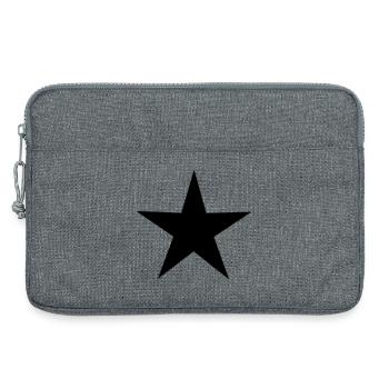 STERN. STERN. STERNE. FEST. JAHRESTAG. WEIHNACHTEN. - Laptoptasche 13" - Grau meliert - Vorne
