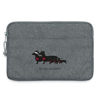 Familie Schwarzwaldi - Laptoptasche 13" - Grau meliert - Vorne