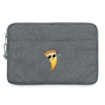 Dab Pizza - Laptoptasche 13" - Grau meliert - Vorne