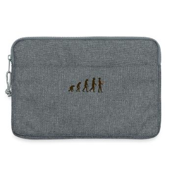 Aquarium Evolution - Laptoptasche 13" - Grau meliert - Vorne