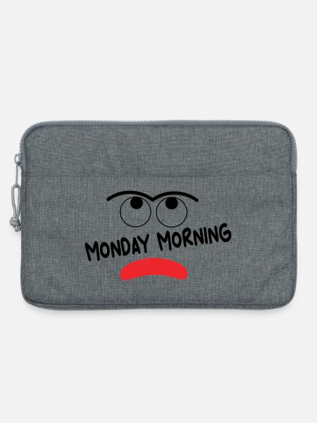 Monday Morning - Laptoptasche 13" - Grau meliert