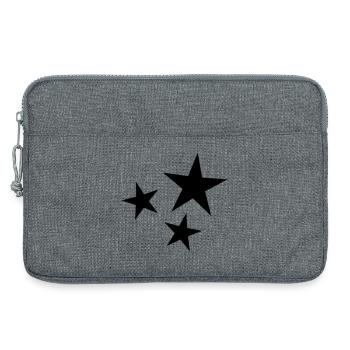 STERN. WEIHNACHTEN. JAHR. JAHRESTAG. RUHESTAND. FEST. - Laptoptasche 13" - Grau meliert - Vorne