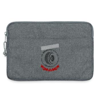 Ein Allradfahrer muss tun - 4x4 Allterrain - Laptoptasche 13" - Grau meliert - Vorne
