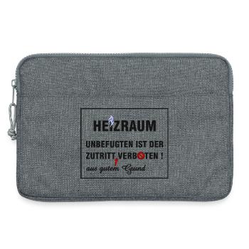 Heizraum - Laptoptasche 13" - Grau meliert - Vorne