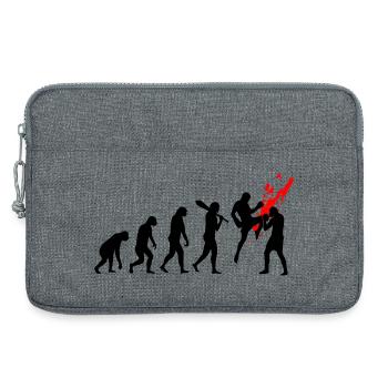 evolution kickboxer - Laptoptasche 13" - Grau meliert - Vorne