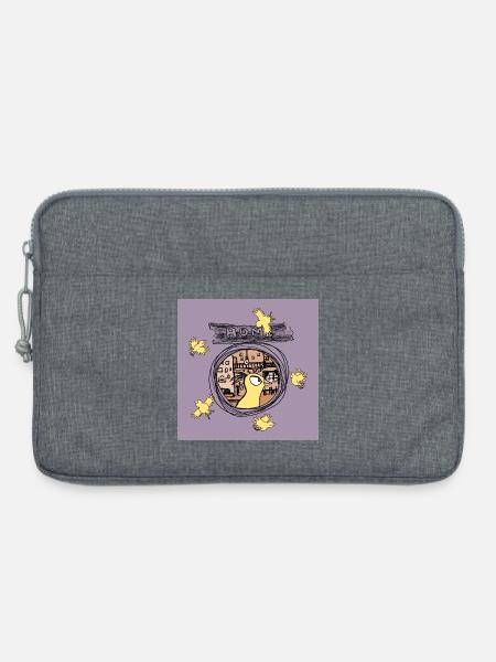 Vogelnest - Laptoptasche 13" - Grau meliert