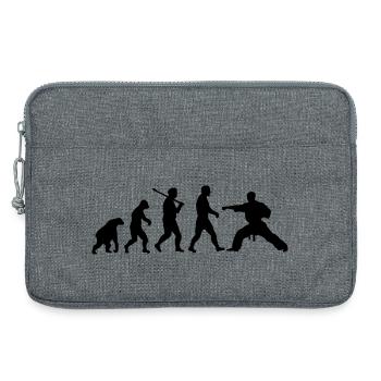 Evolution: Karate - Laptoptasche 13" - Grau meliert - Vorne