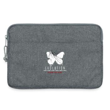 Gothic Schmetterling Wounds Into Wings - Laptoptasche 13" - Grau meliert - Vorne