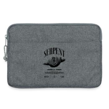 Green Tree Python Modern Reptile Keeper Streetwear - Laptoptasche 13" - Grau meliert - Vorne