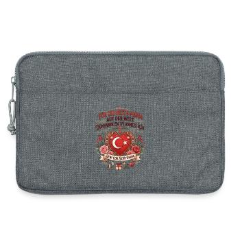 Beste Mama Der Welt Dünyanın En İyi Annesi İçin - Laptoptasche 13" - Grau meliert - Vorne