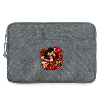Dünyanin  En Güzel Annesi Türkische Mutter Kinder - Laptoptasche 13" - Grau meliert - Vorne