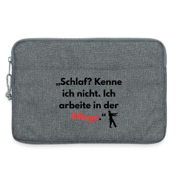  Pflegekräfte & Krankenschwestern - Laptoptasche 13" - Grau meliert - Vorne