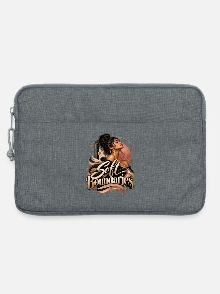 Soft Boundaries Porträt - Laptoptasche 13" - Grau meliert
