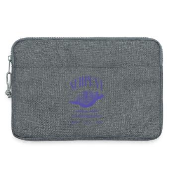 Green Tree Python Modern Reptile Keeper Streetwear - Laptoptasche 13" - Grau meliert - Vorne