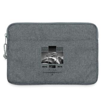 Green Tree Python Modern Reptile Keeper Streetwear - Laptoptasche 13" - Grau meliert - Vorne