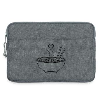Ramen Love - Laptoptasche 13" - Grau meliert - Vorne