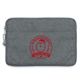 Heiligabend im Dienst Schichtarbeit an Weihnachten - Laptoptasche 13" - Grau meliert - Vorne