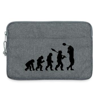 Badmintonspieler Evolution - Laptoptasche 13" - Grau meliert - Vorne