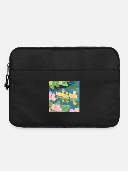 Entchen - Laptoptasche 15" - Schwarz