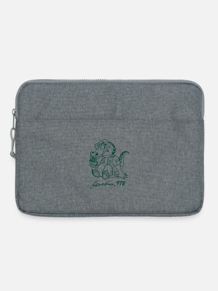 Georges Basic dunkelgrün - Laptoptasche 15" - Grau meliert