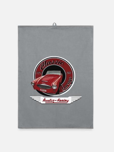 Oldtimer - Organic Geschirrtuch - Grau - Vorne