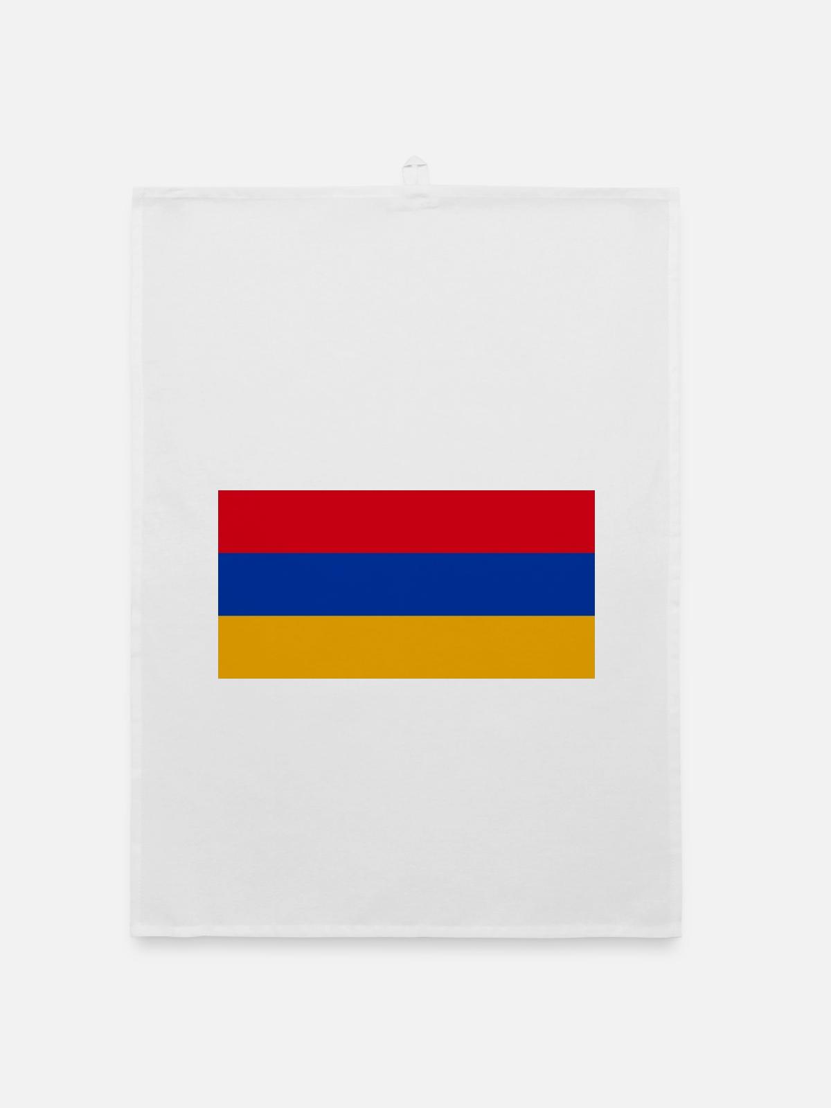 Armenien - Organic Geschirrtuch - Weiß - Vorne