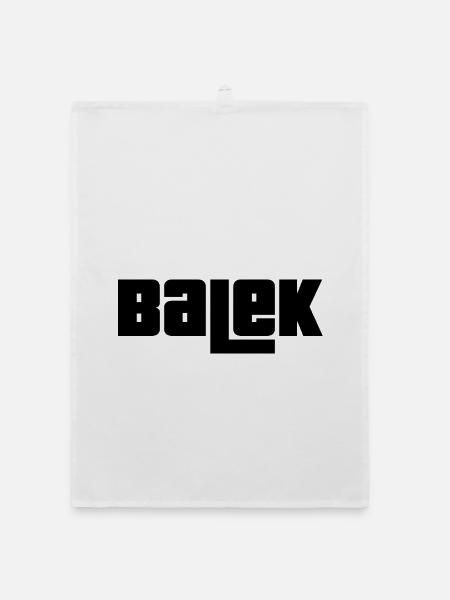 Balek - Torchon bio - blanc
