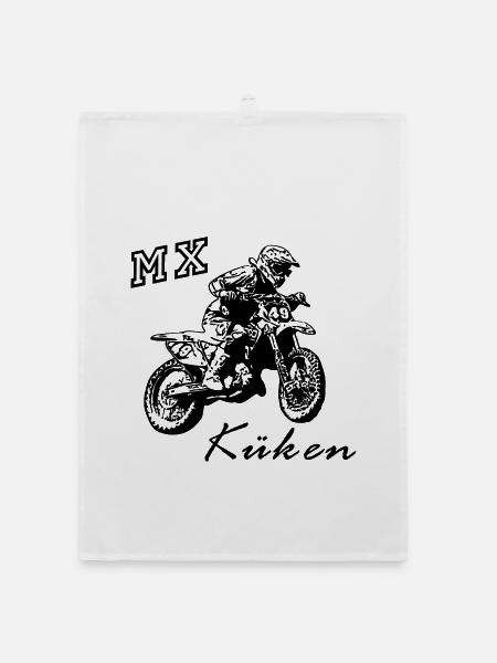 mx kueken - Organic Geschirrtuch - Weiß - Vorne