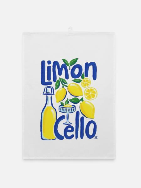Cool design - Organic dish towel - white - Front