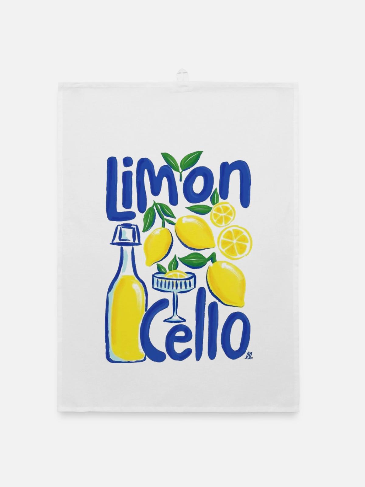 Cool design - Organic dish towel - white - Front