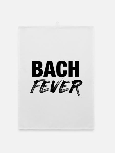 T-shirt de Johann Sebastian Bach - Torchon bio - blanc - Devant