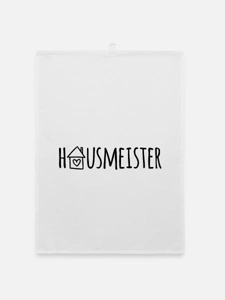 Hausmeister - Organic Geschirrtuch - Weiß - Vorne