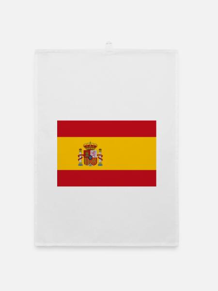 Spanien - Organic Geschirrtuch - Weiß - Vorne