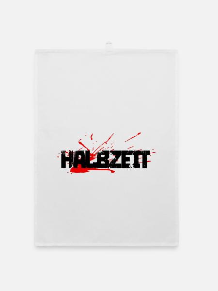 Halbzeit - Organic Geschirrtuch - Weiß - Vorne