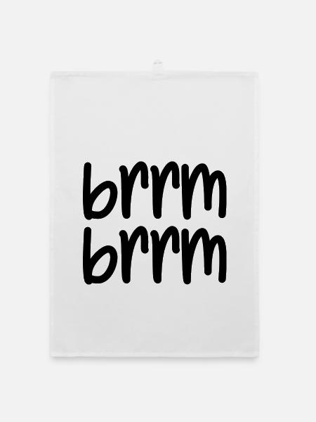 brrm brrm - Organic Geschirrtuch - Weiß - Vorne