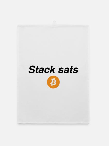 Stack sats - Organic Geschirrtuch - Weiß - Vorne