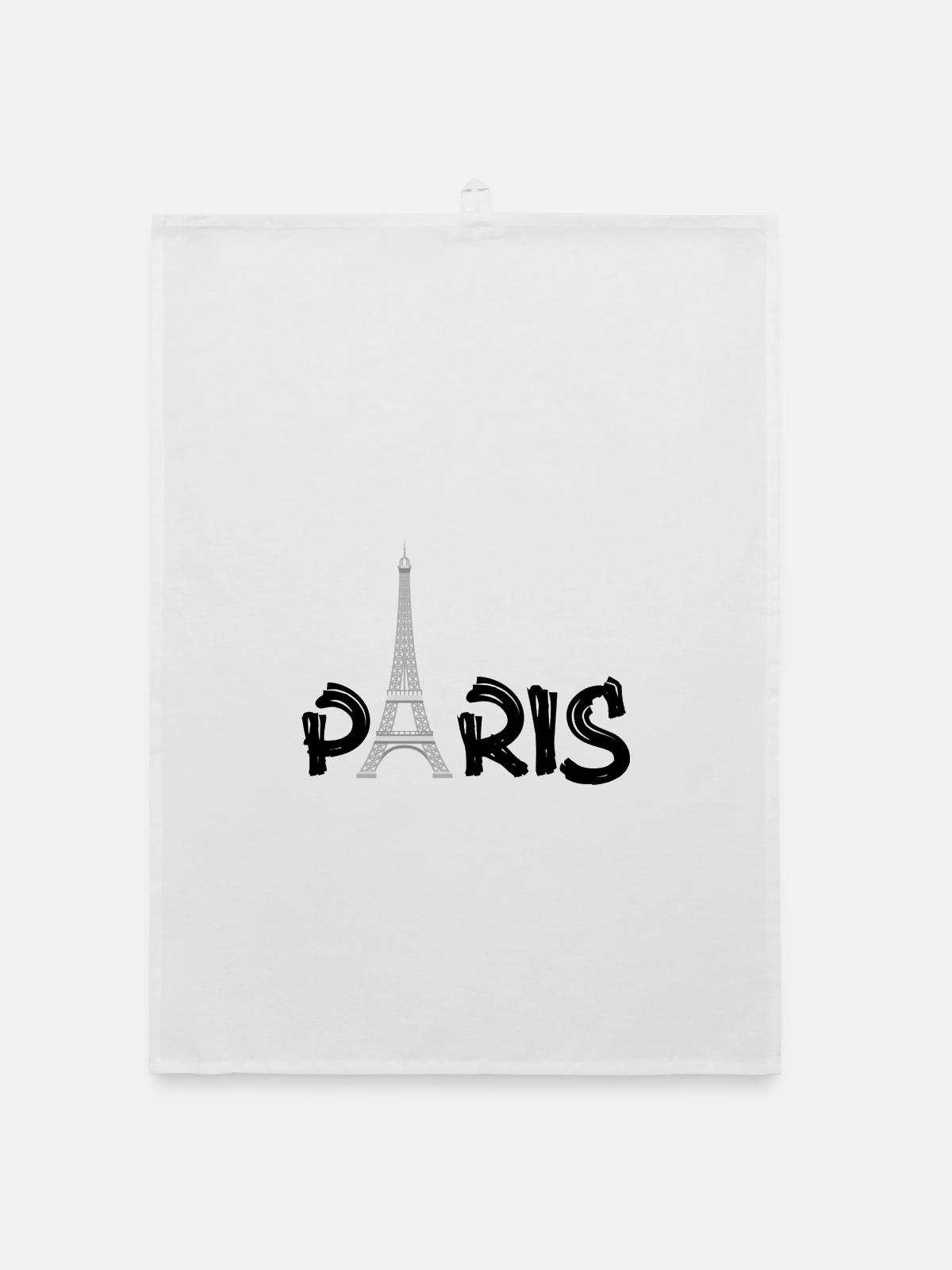 PARIS - Organic Geschirrtuch - Weiß - Vorne