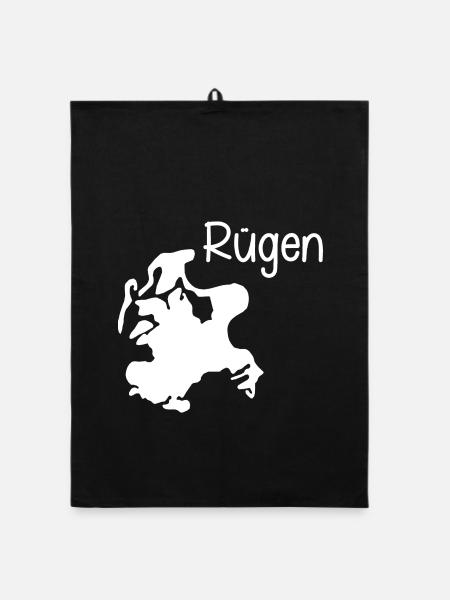 Rügen - Organic Geschirrtuch - Schwarz