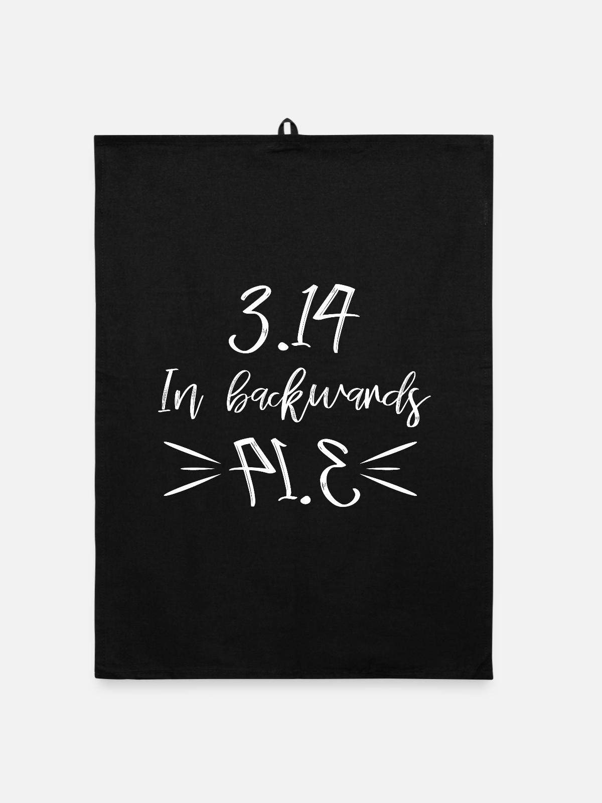 science - Organic dish towel - black - Front