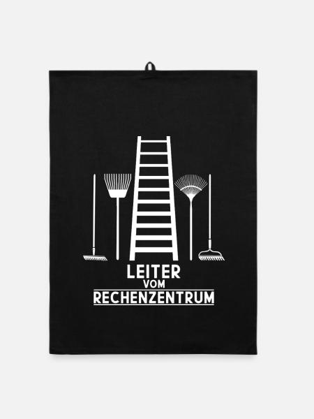 LEITER RECHENZENTRUM - Organic Geschirrtuch - Schwarz