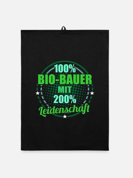 Bio-Bauer - Organic Geschirrtuch - Schwarz - Vorne