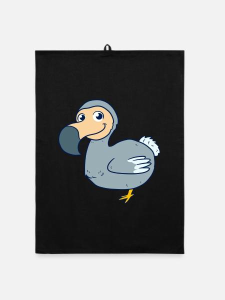 Dodo Dudu - Organic Geschirrtuch - Schwarz - Vorne