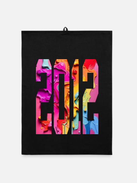 BUNT 14E ANNIVERSAIRE 2012 - Torchon bio - noir - Devant