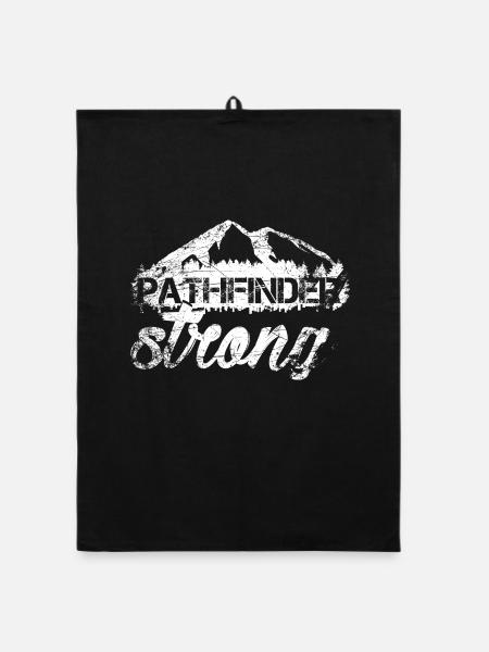 Pathfinder - Organic Geschirrtuch - Schwarz - Vorne