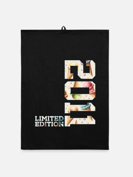 SOMMER LIMITED EDITION 2011 EIS 15. GEBURTSTAG - Organic dish towel - black - Front