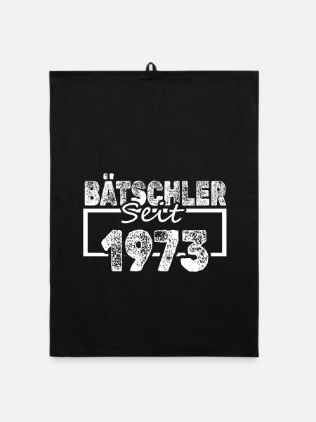 1973 - Organic Geschirrtuch - Schwarz - Vorne